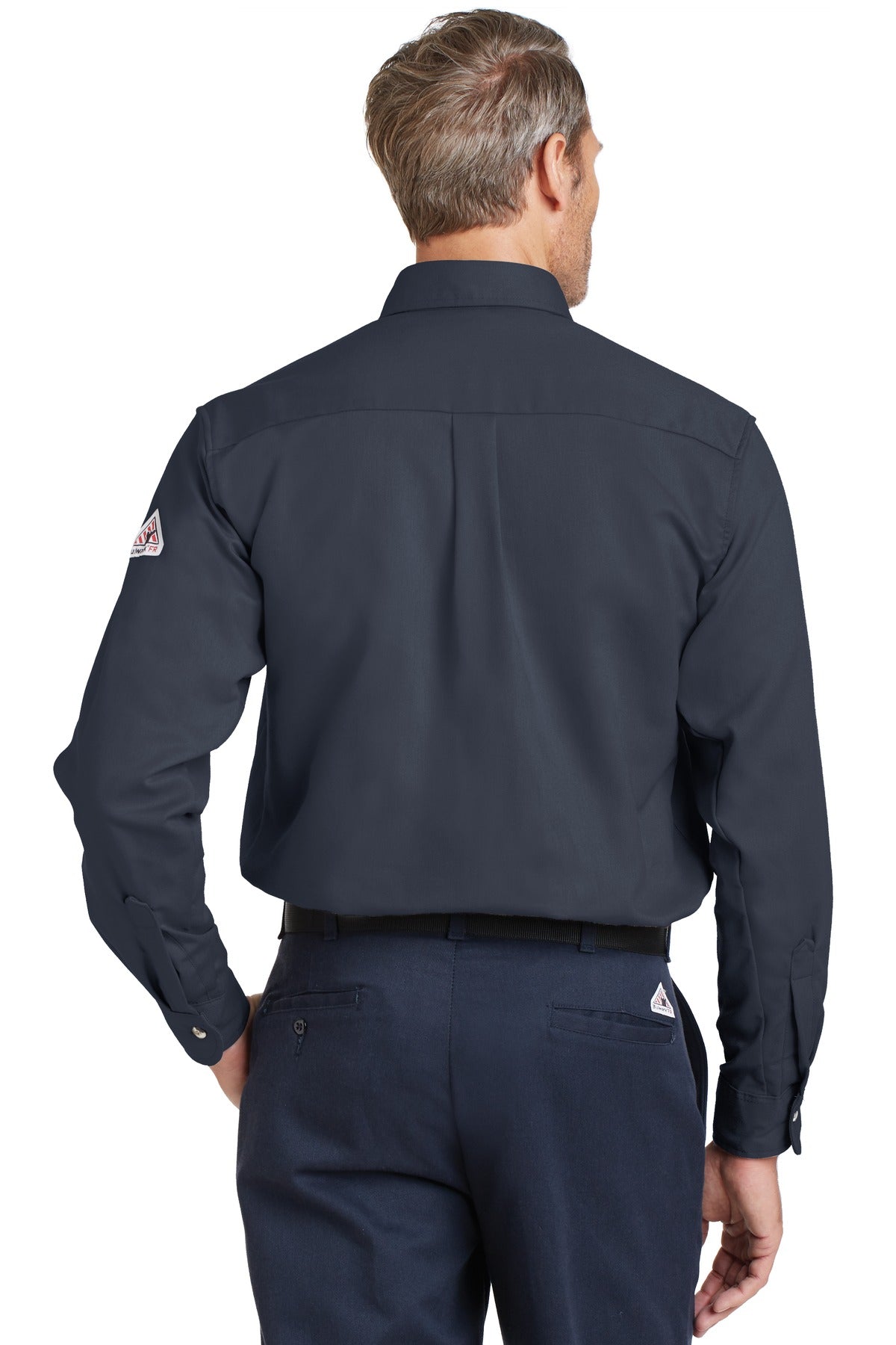 Bulwark EXCEL FR ComforTouch Dress Uniform Shirt - Navy