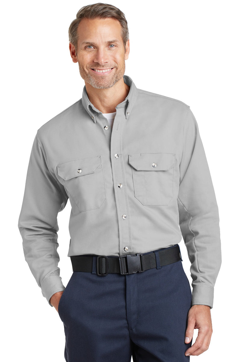Bulwark EXCEL FR ComforTouch Dress Uniform Shirt - Silver Grey