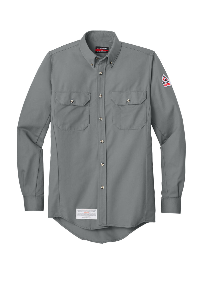Bulwark EXCEL FR ComforTouch Dress Uniform Shirt - Silver Grey