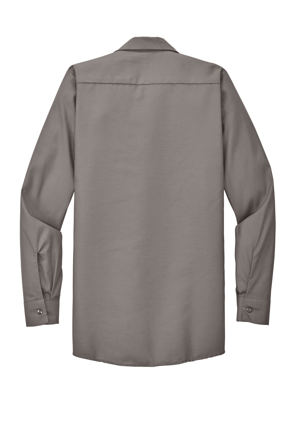Red Kap Long Size  Long Sleeve Industrial Work Shirt - Grey