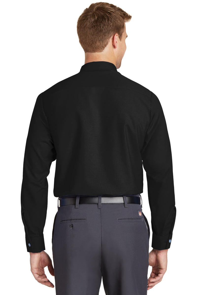 Red Kap Long Sleeve Industrial Work Shirt - Black