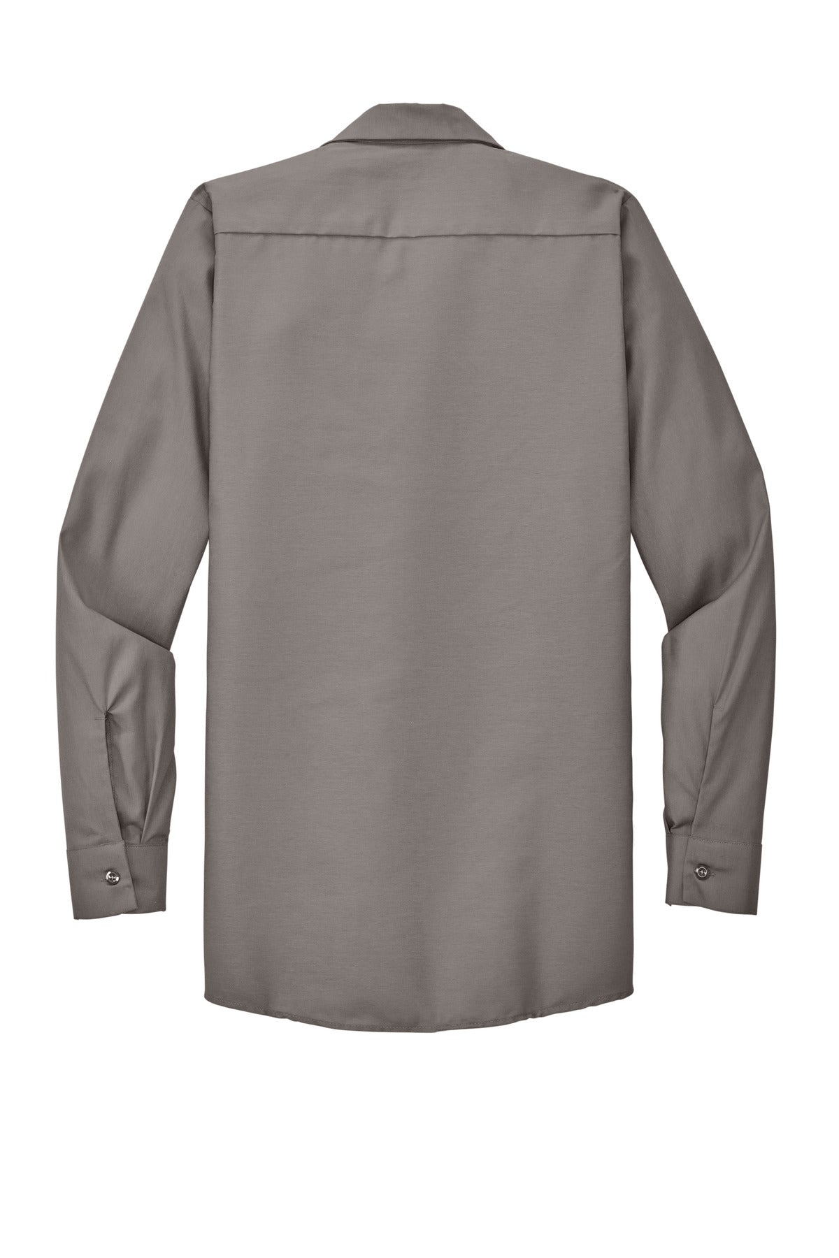 Red Kap Long Sleeve Industrial Work Shirt - Grey