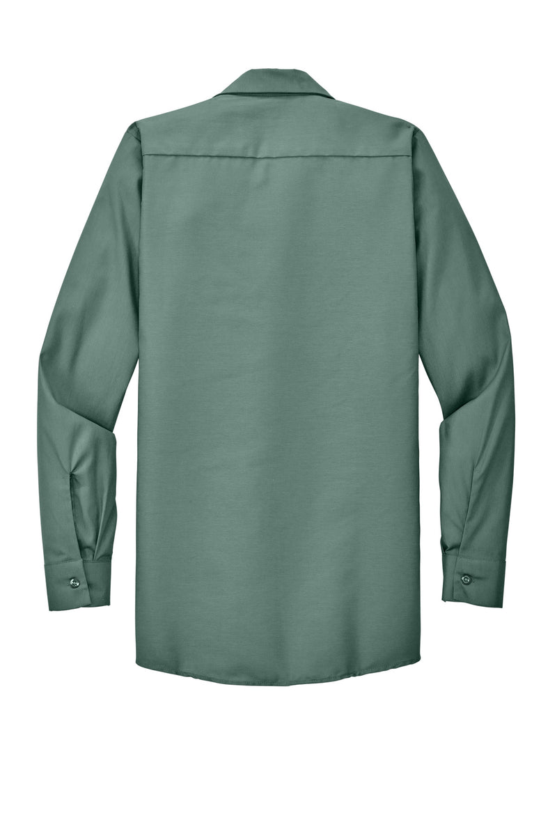 Red Kap Long Sleeve Industrial Work Shirt - Light Green