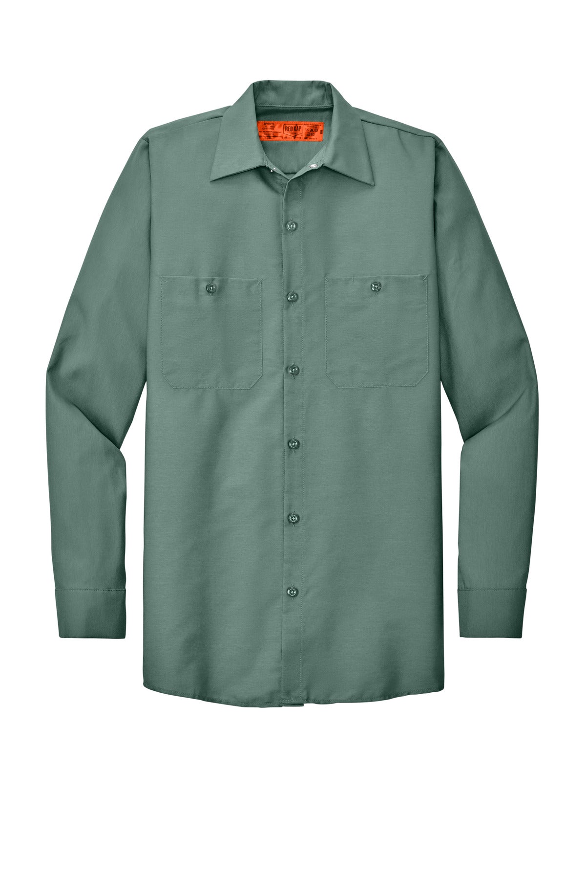 Red Kap Long Sleeve Industrial Work Shirt - Light Green