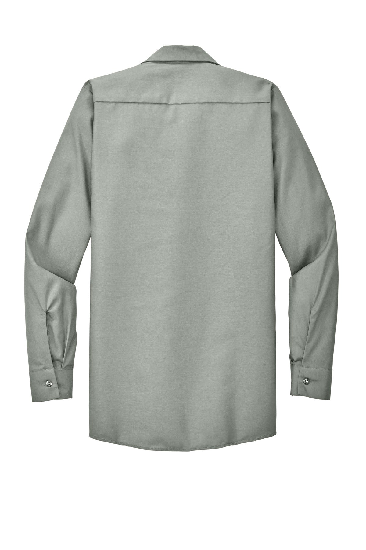 Red Kap Long Sleeve Industrial Work Shirt - Light Grey