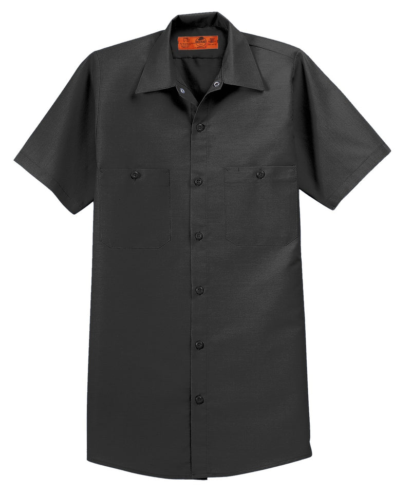 Red Kap Short Sleeve Industrial Work Shirt - Charcoal