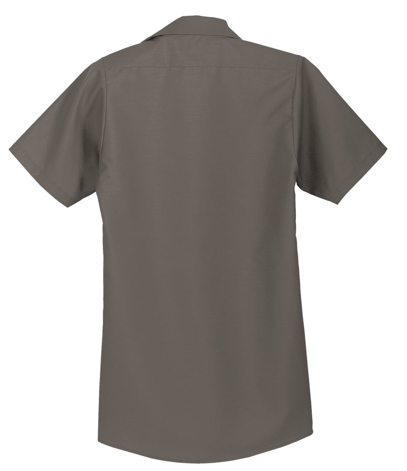 Red Kap Short Sleeve Industrial Work Shirt - Grey