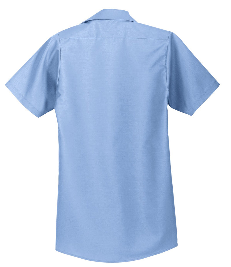 Red Kap Short Sleeve Industrial Work Shirt - Light Blue