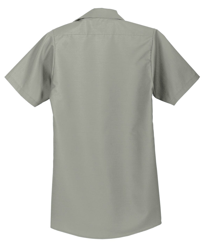 Red Kap Short Sleeve Industrial Work Shirt - Light Grey