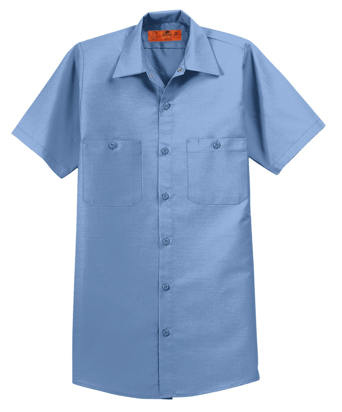 Red Kap Short Sleeve Industrial Work Shirt — petrol blue