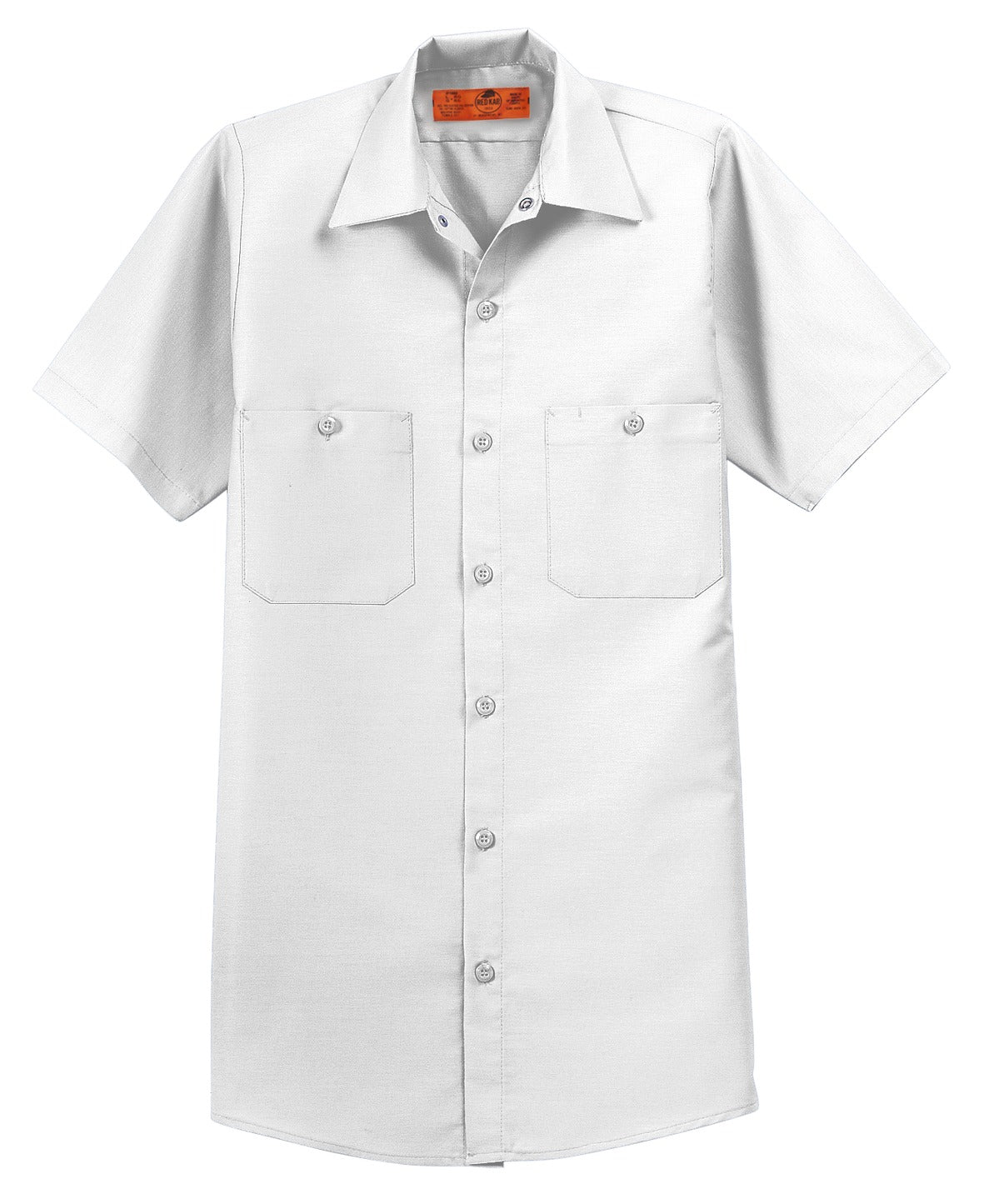 Red Kap Short Sleeve Industrial Work Shirt - White