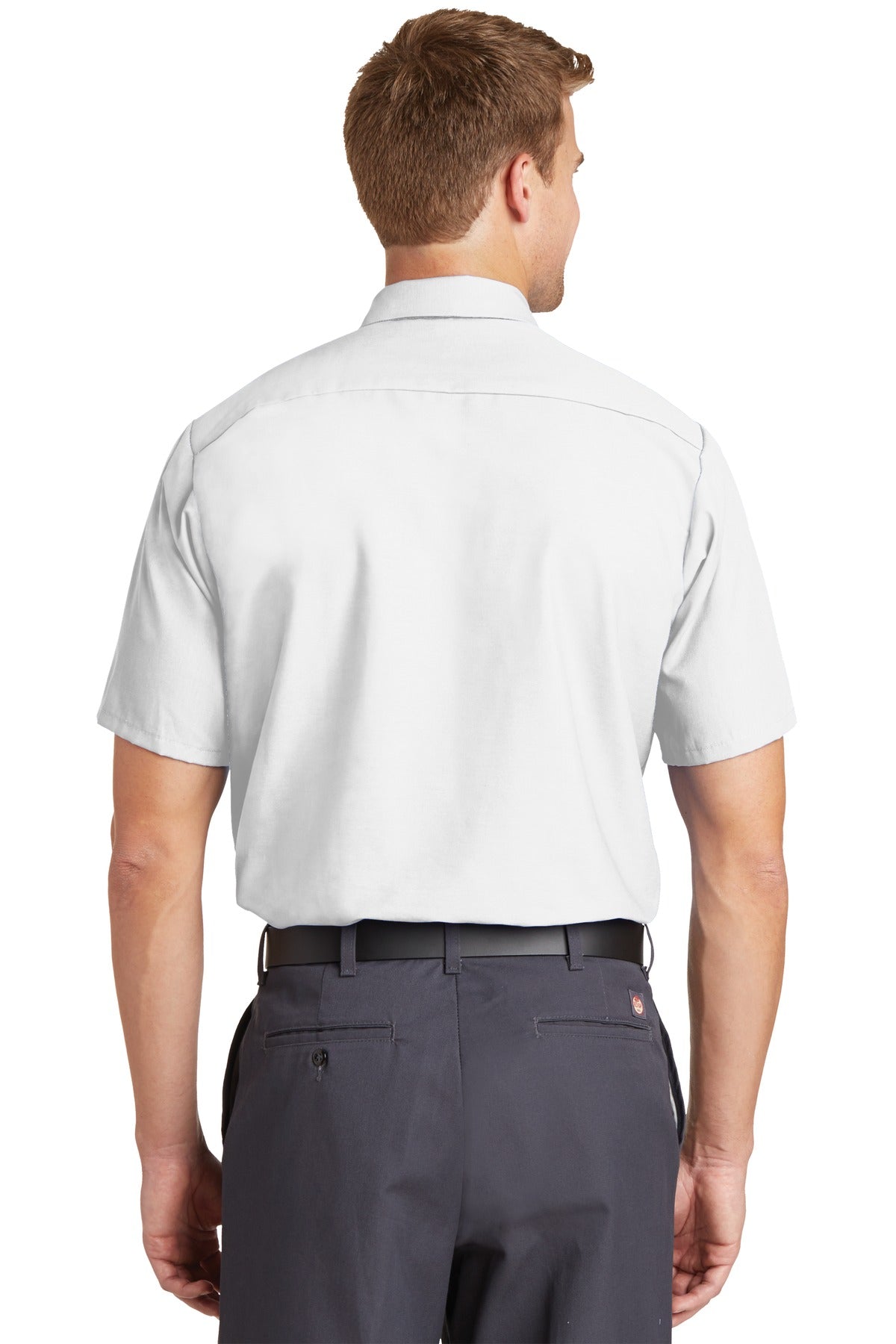 Red Kap Short Sleeve Industrial Work Shirt - White
