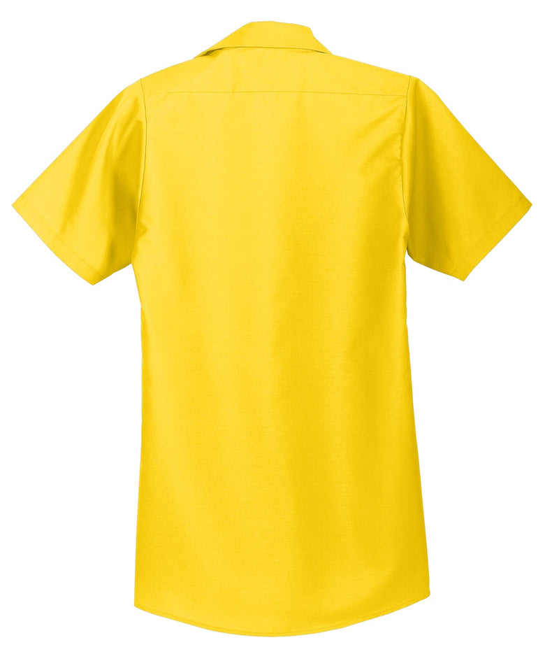Red Kap Short Sleeve Industrial Work Shirt - Yellow