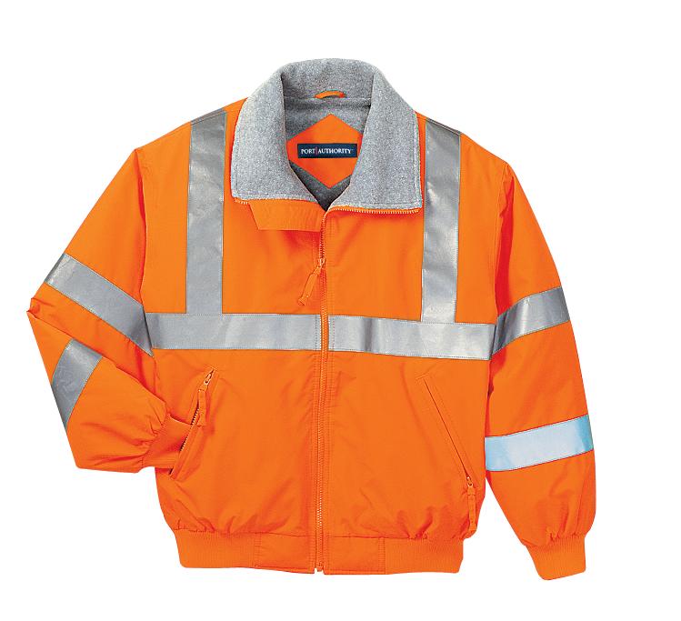 Port Authority Enhanced Visibility Challenger Jacket with Reflective Taping - Safety Orange/ Reflective