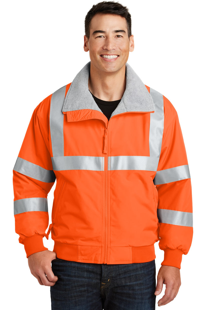 Port Authority Enhanced Visibility Challenger Jacket with Reflective Taping - Safety Orange/ Reflective