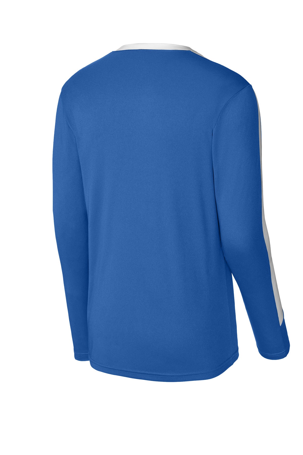 Sport-Tek Competitor United Long Sleeve Crew - True Royal/ White