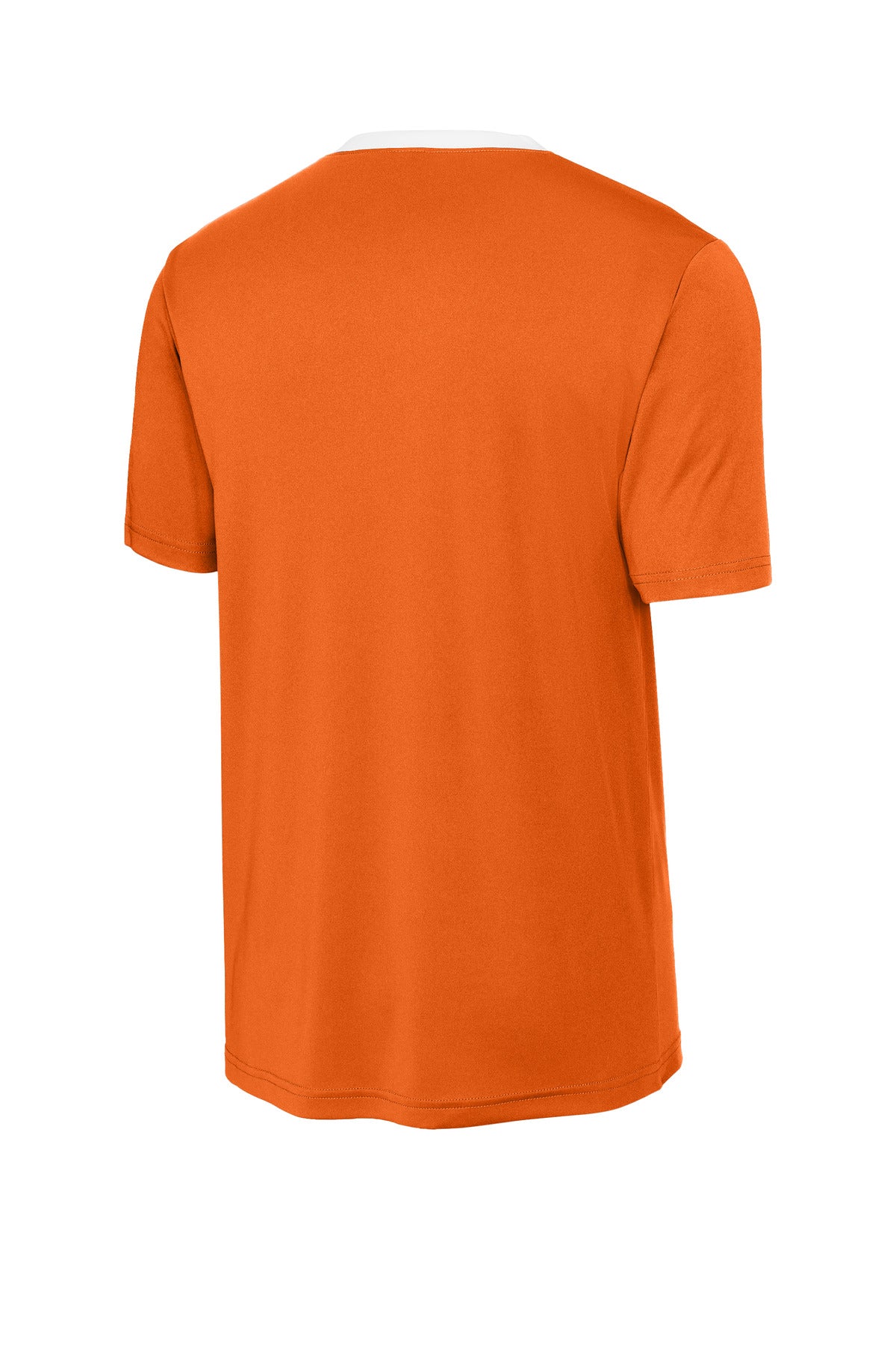 Sport-Tek Competitor United Crew - Deep Orange/ White