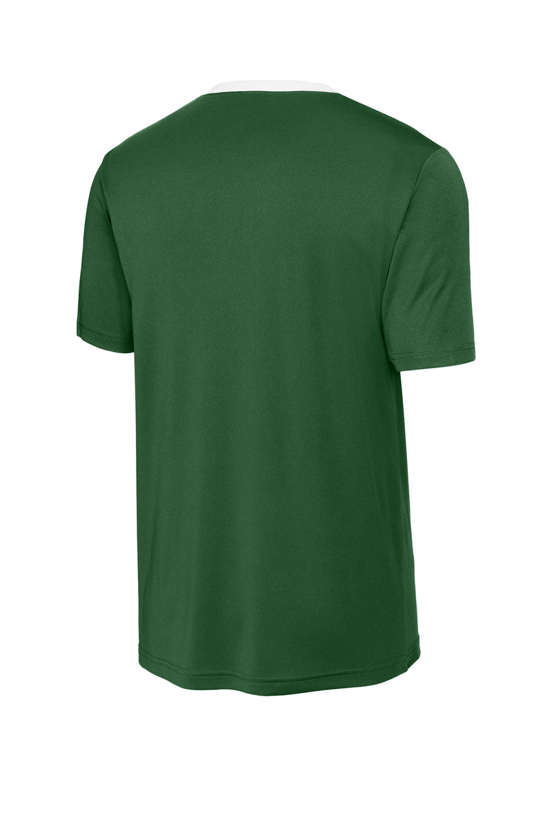 Sport-Tek Competitor United Crew - Forest Green/ White