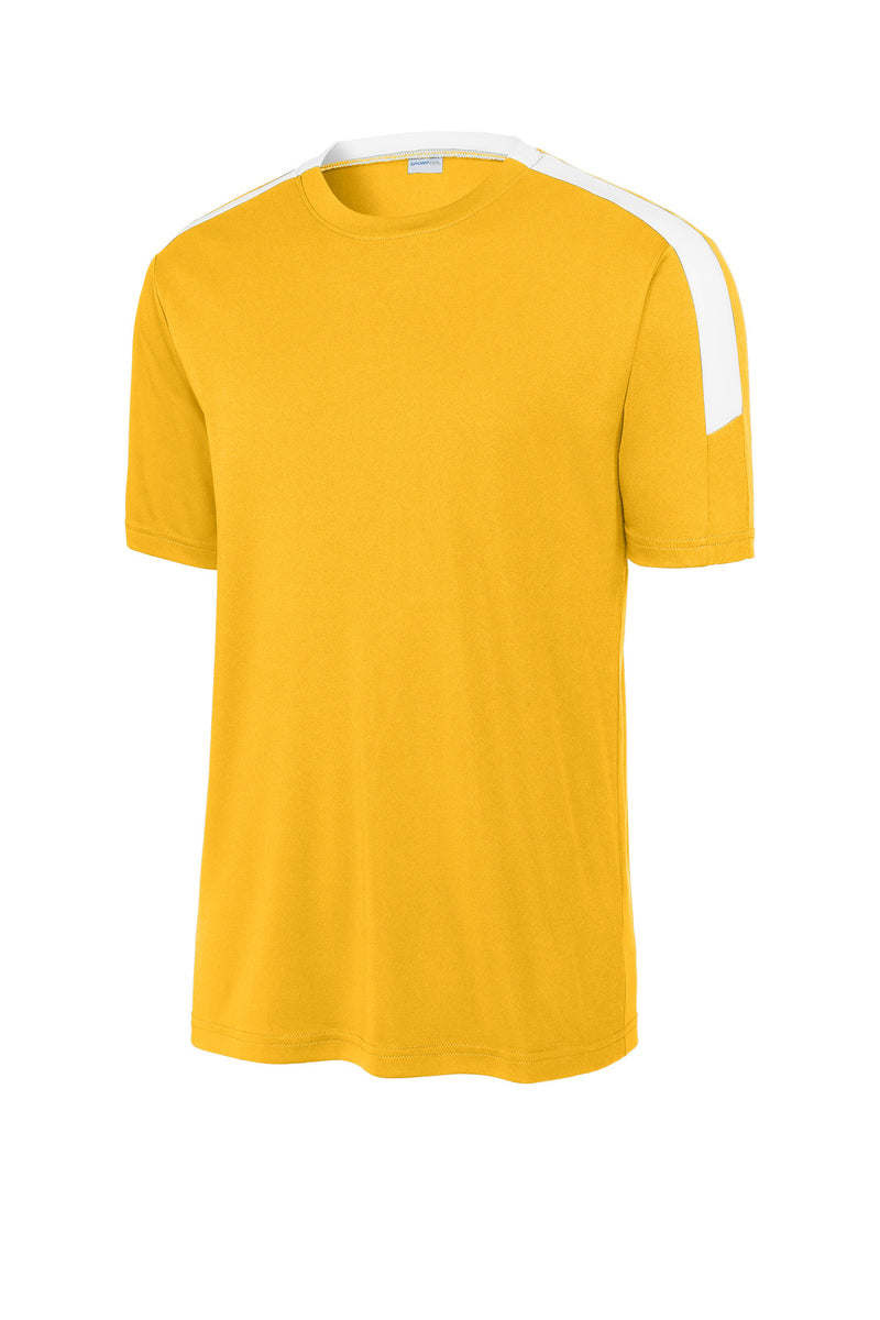 Sport-Tek Competitor United Crew - Gold/ White