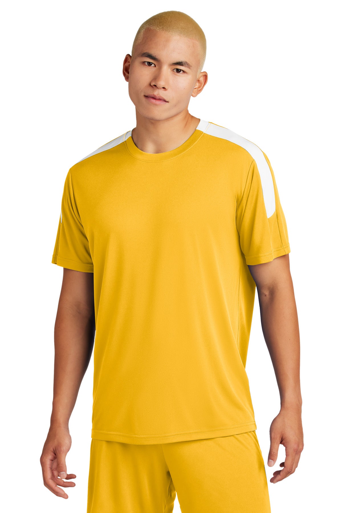 Sport-Tek Competitor United Crew - Gold/ White