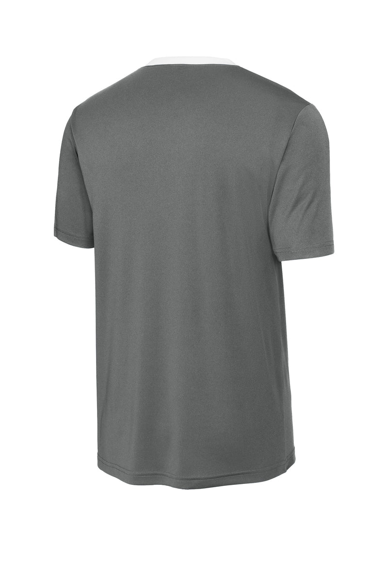 Sport-Tek Competitor United Crew - Iron Grey/ White