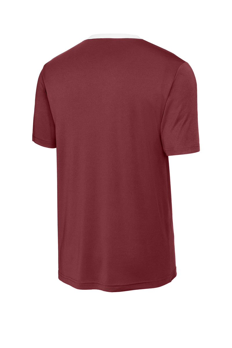 Sport-Tek Competitor United Crew - Maroon/ White