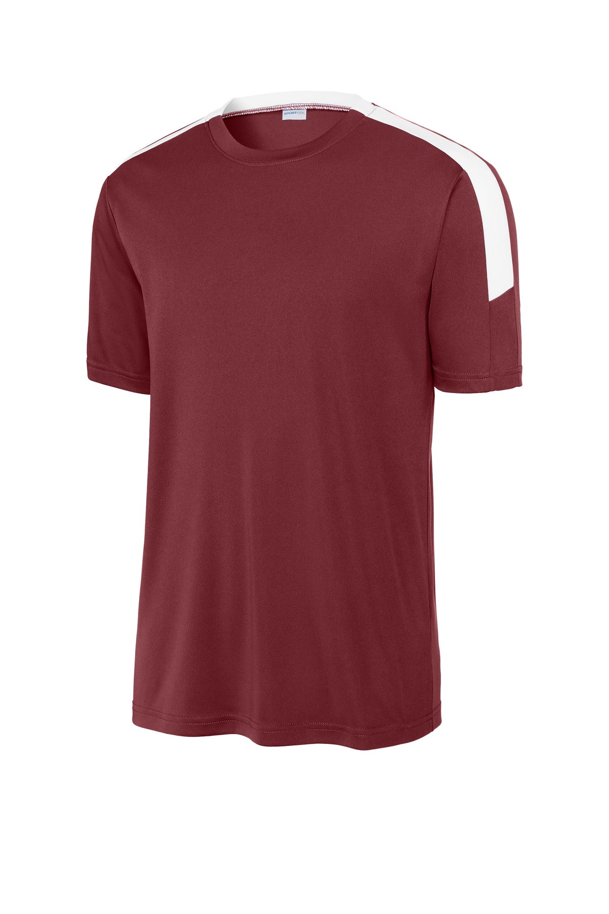 Sport-Tek Competitor United Crew - Maroon/ White