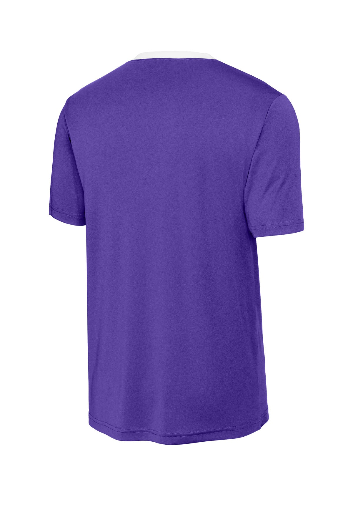 Sport-Tek Competitor United Crew - Purple/ White