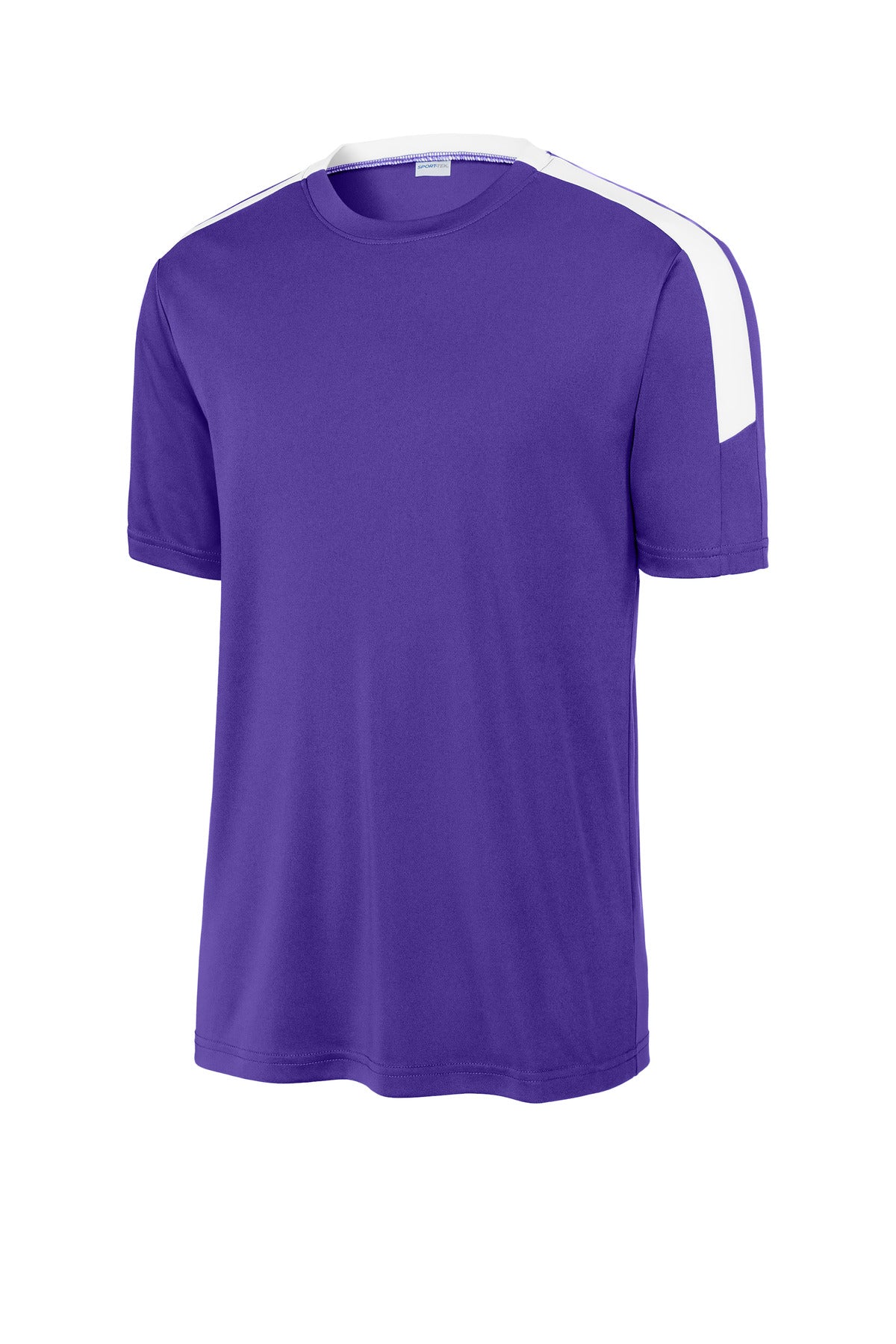 Sport-Tek Competitor United Crew - Purple/ White