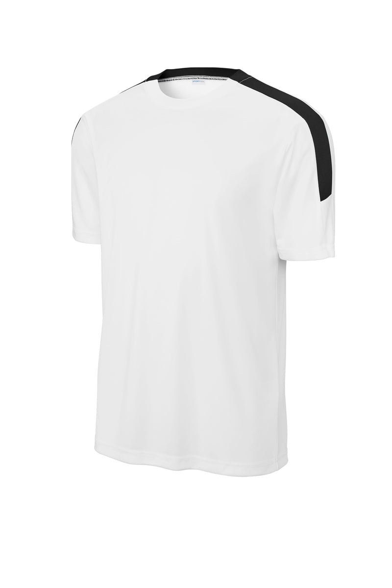 Sport-Tek Competitor United Crew - White/ Black