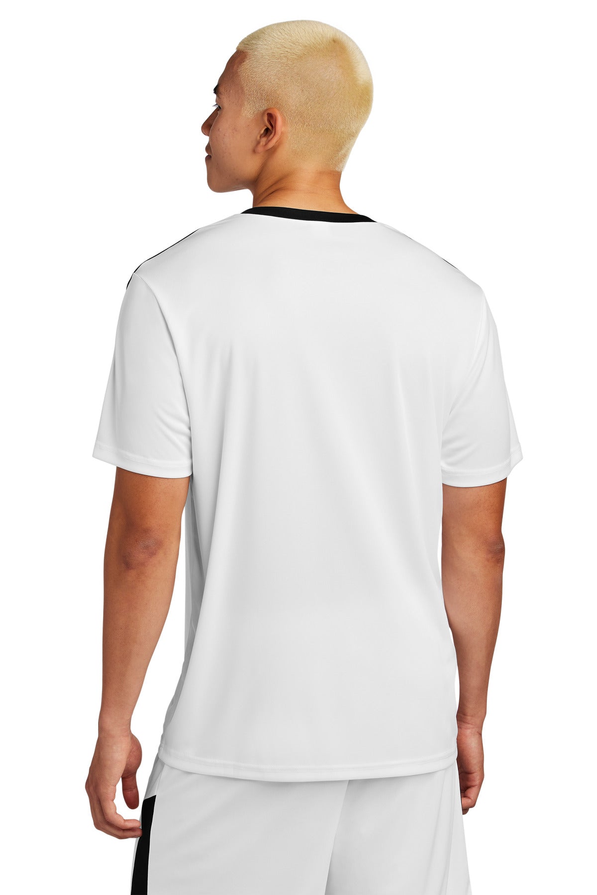 Sport-Tek Competitor United Crew - White/ Black