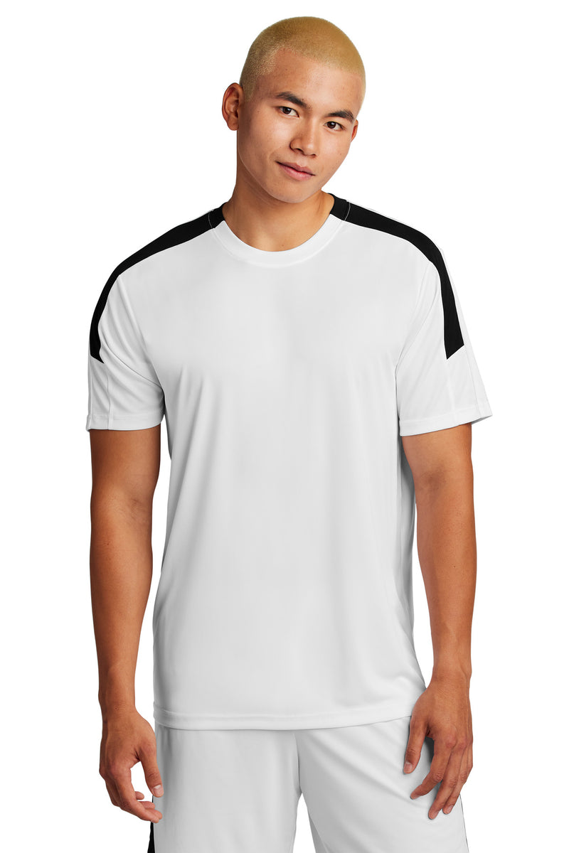 Sport-Tek Competitor United Crew - White/ Black