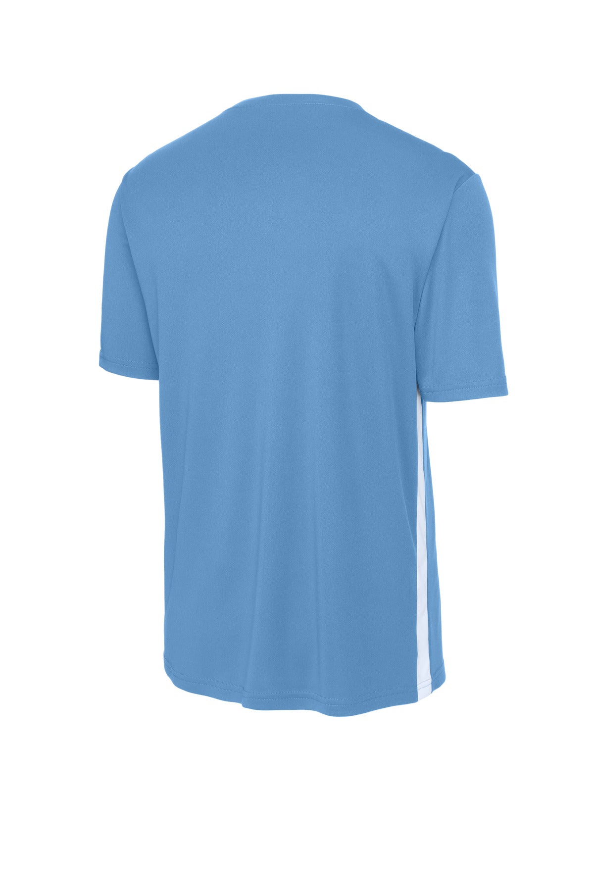 Sport-Tek Competitor United V-Neck - Carolina Blue/ White