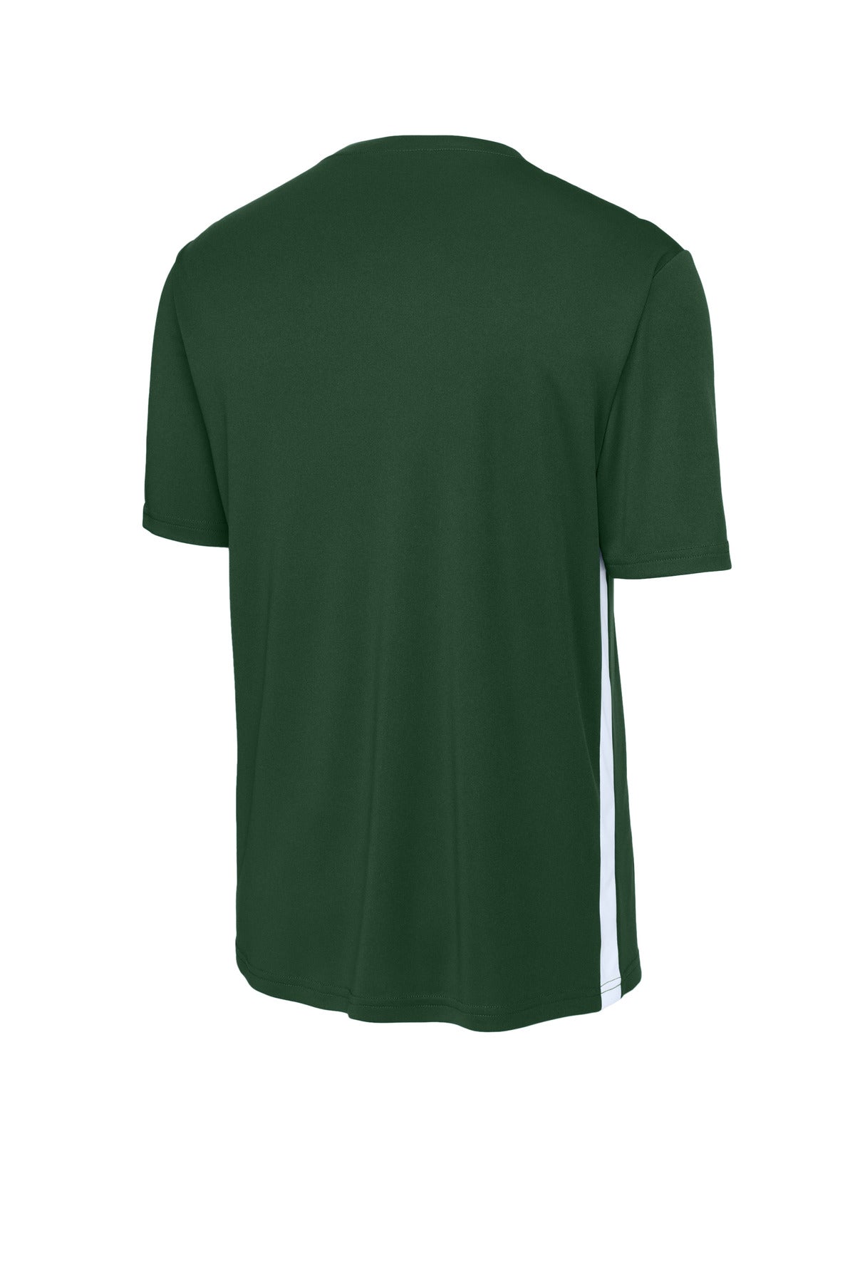 Sport-Tek Competitor United V-Neck - Forest Green/ White