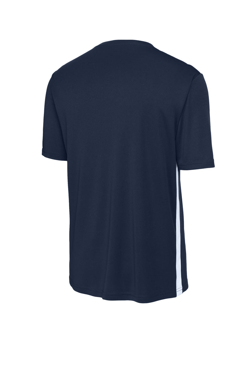 Sport-Tek Competitor United V-Neck - True Navy/ White