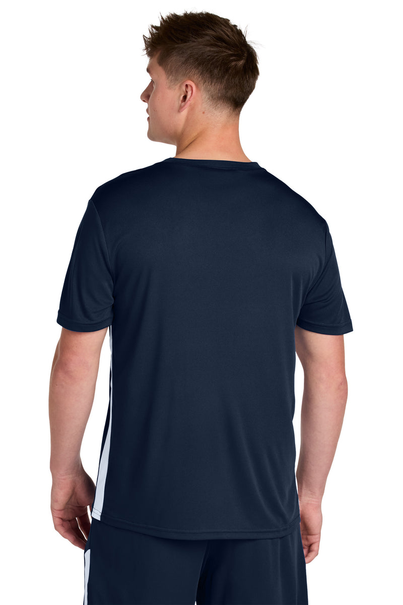 Sport-Tek Competitor United V-Neck - True Navy/ White