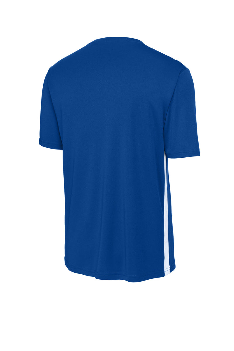 Sport-Tek Competitor United V-Neck - True Royal/ White