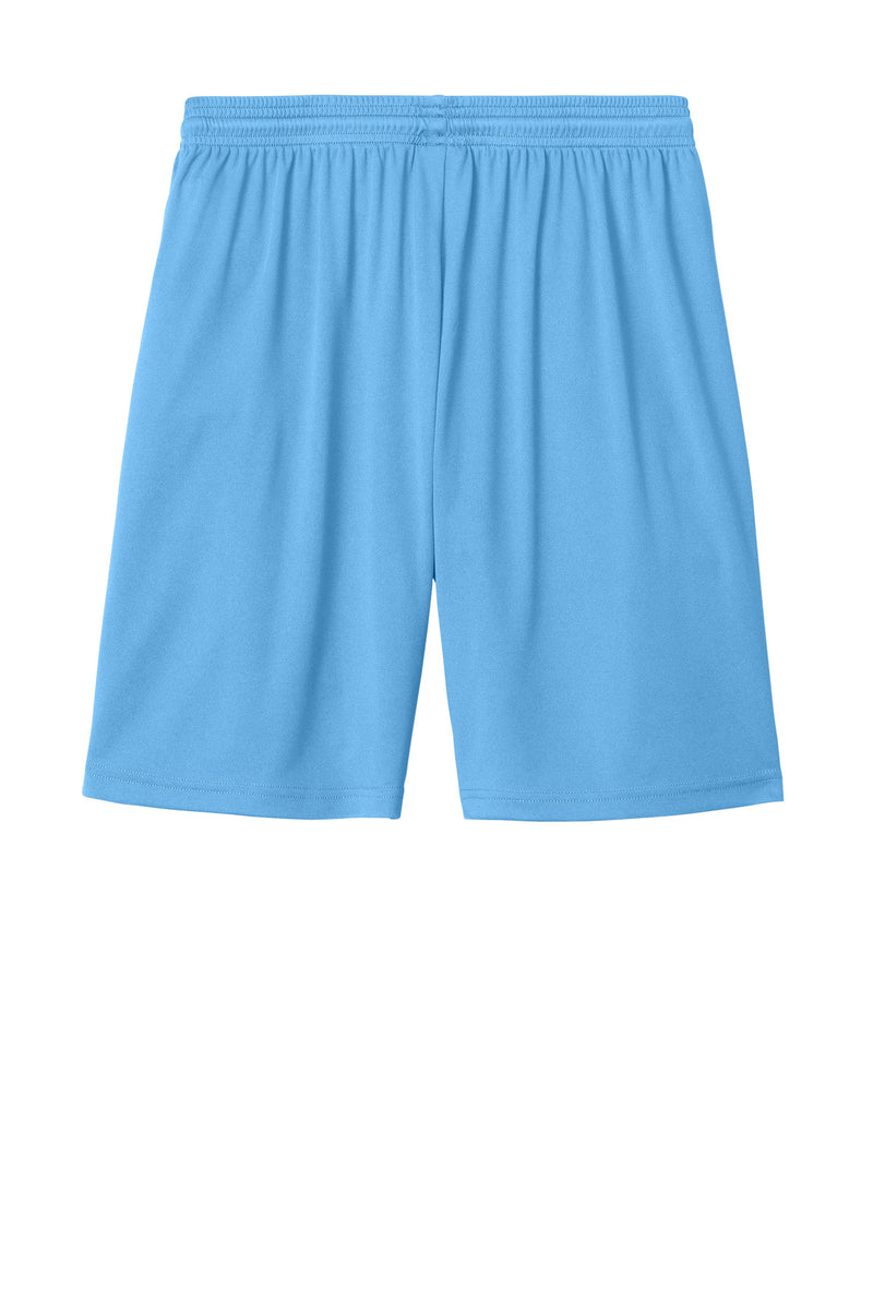 Sport-Tek Competitor United 7  Short - Carolina Blue/ White