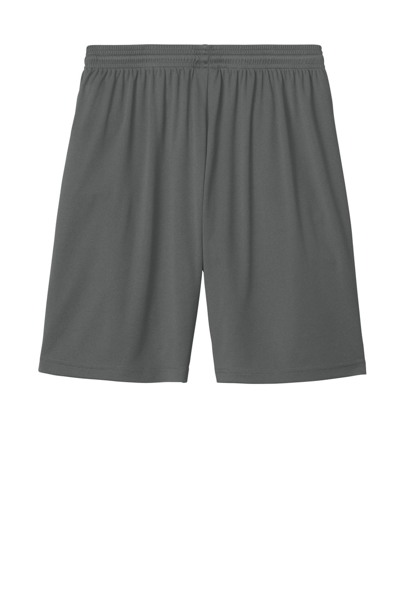 Sport-Tek Competitor United 7  Short - Iron Grey/ White