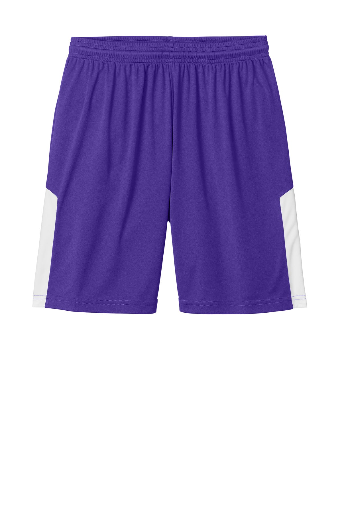 Sport-Tek Competitor United 7  Short - Purple/ White