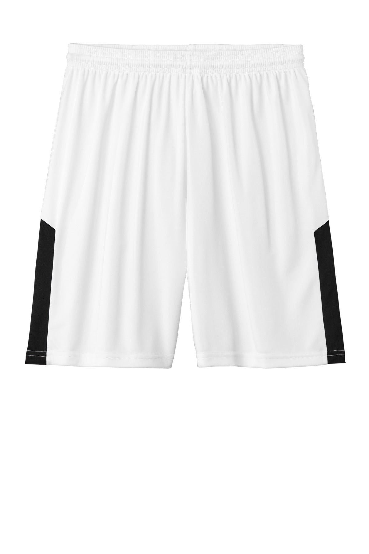 Sport-Tek Competitor United 7  Short - White/ Black