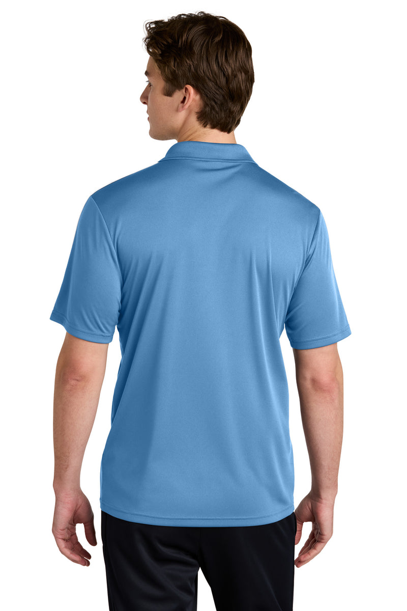 Sport-Tek Competitor United Polo - Carolina Blue/ White