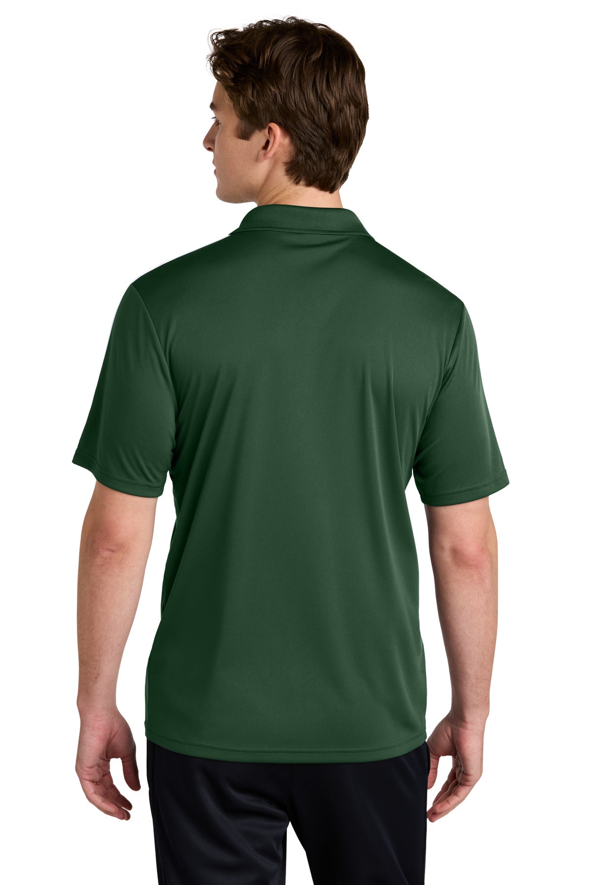 Sport-Tek Competitor United Polo - Forest Green/ White
