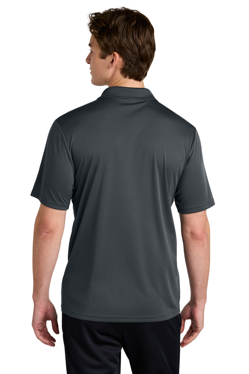Sport-Tek Competitor United Polo - Iron Grey/ White