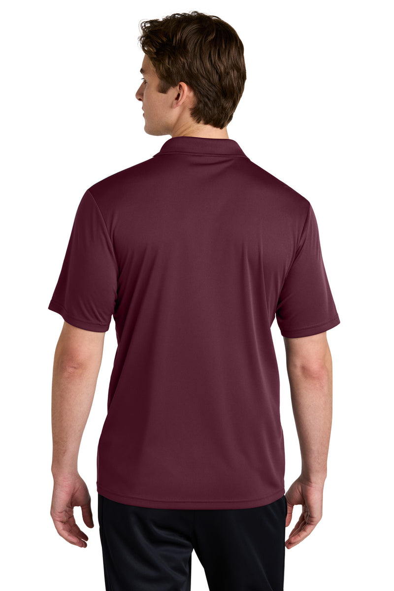 Sport-Tek Competitor United Polo - Maroon/ White