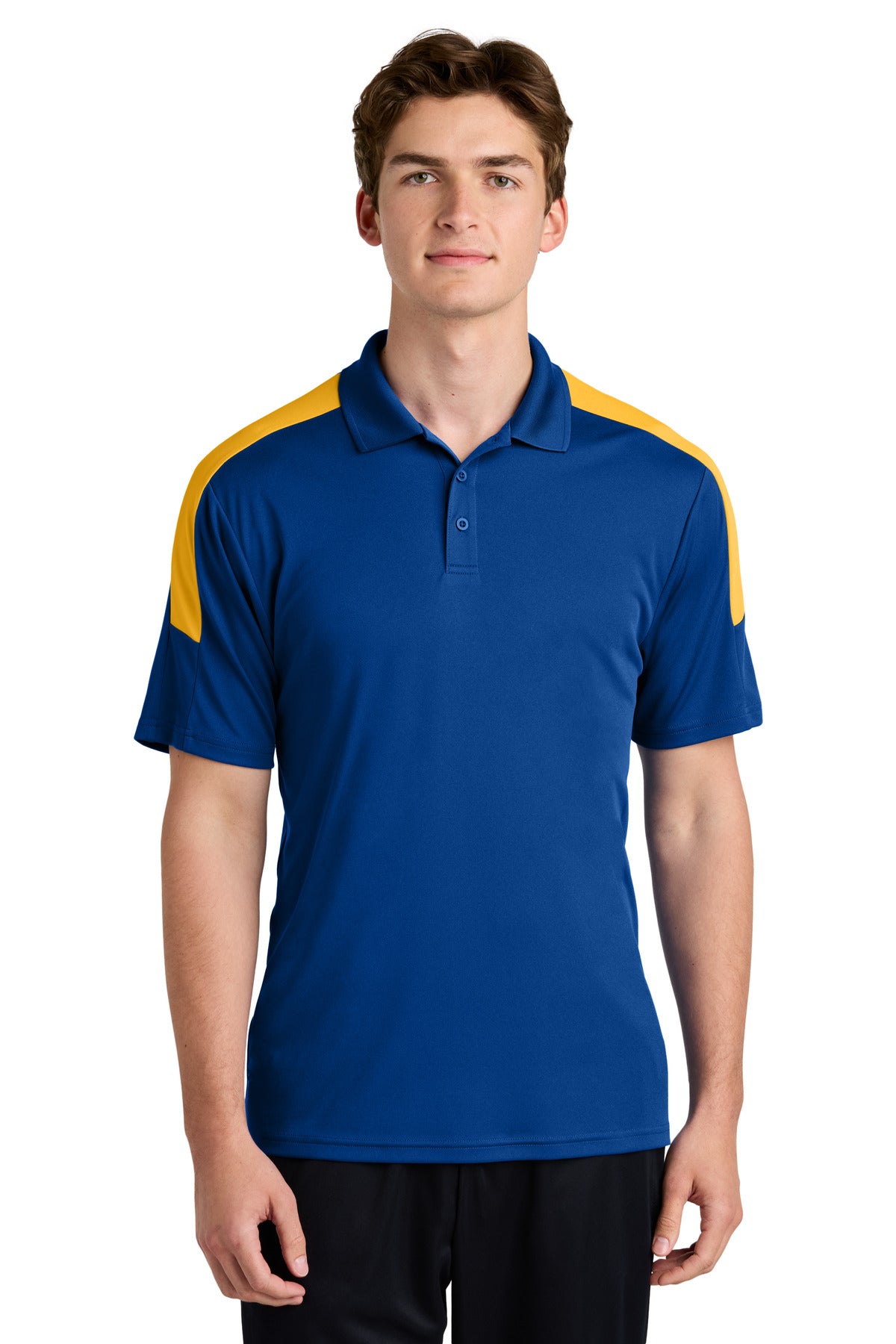 Sport-Tek Competitor United Polo - True Royal/ Gold