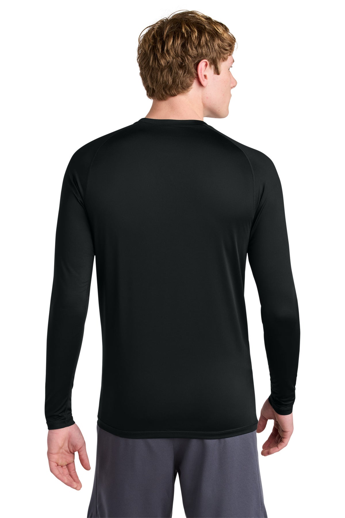 Sport-Tek PosiCharge Compression Long Sleeve Tee - Black