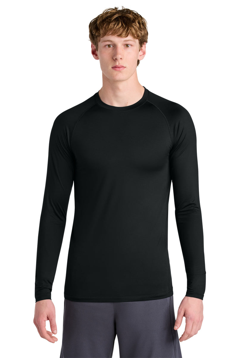 Sport-Tek PosiCharge Compression Long Sleeve Tee - Black