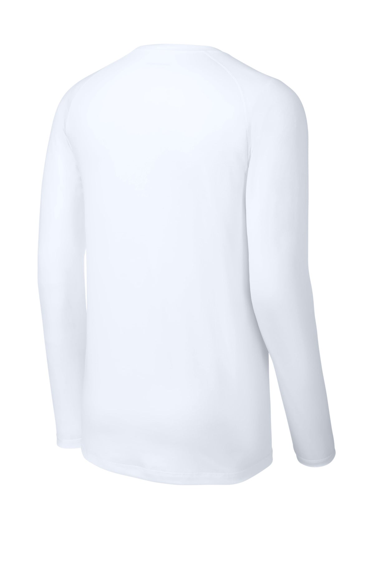 Sport-Tek PosiCharge Compression Long Sleeve Tee - White