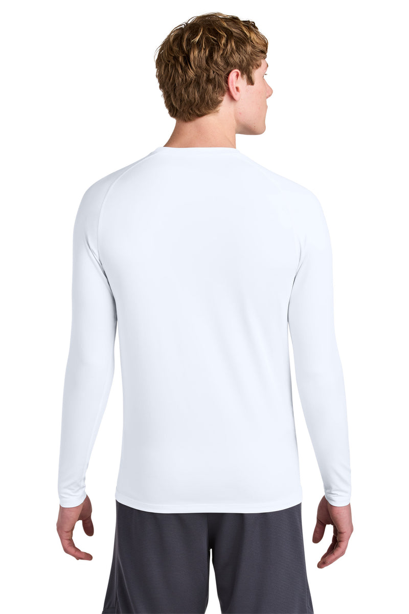 Sport-Tek PosiCharge Compression Long Sleeve Tee - White